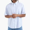 Carhartt WIP Phelps Shirt Phelps Stripe Bluebird