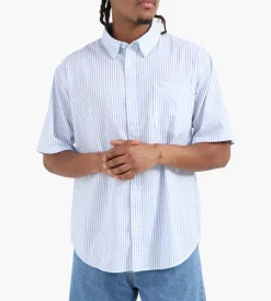 Carhartt WIP Phelps Shirt Phelps Stripe Bluebird