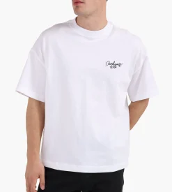 Carhartt WIP Signature Script T-Shirt White Black