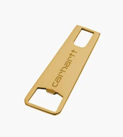 Carhartt WIP Zip Bottle Opener Gold