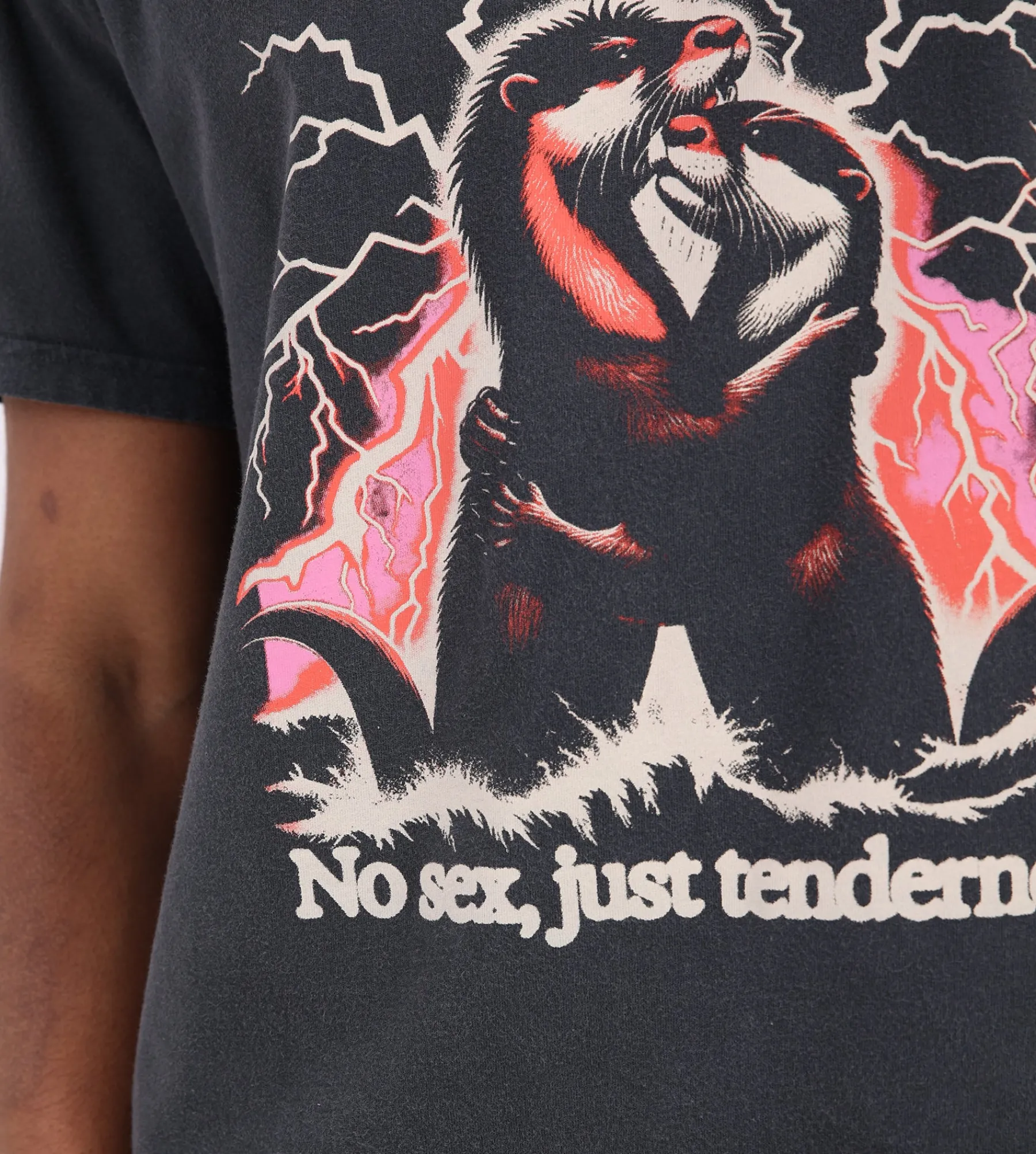 Carne Bollente No Sex, Just Tenderness T-Shirt Off-Black