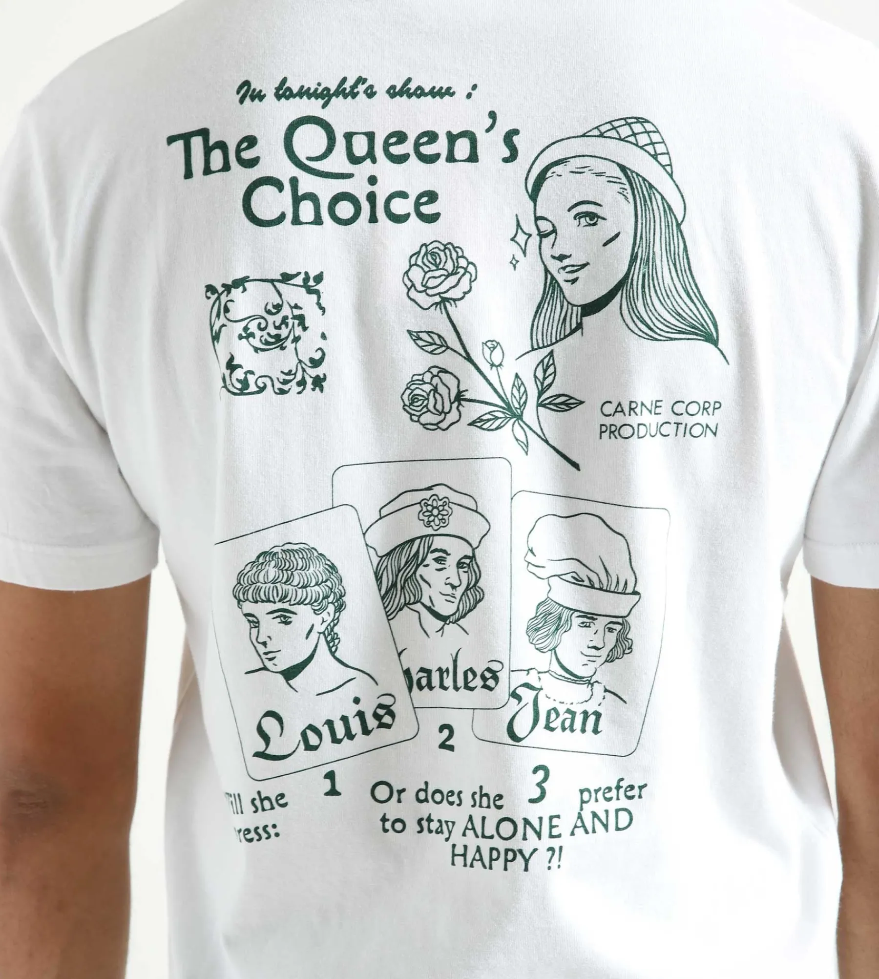 Carne Bollente The Queen's Choice T-Shirt White