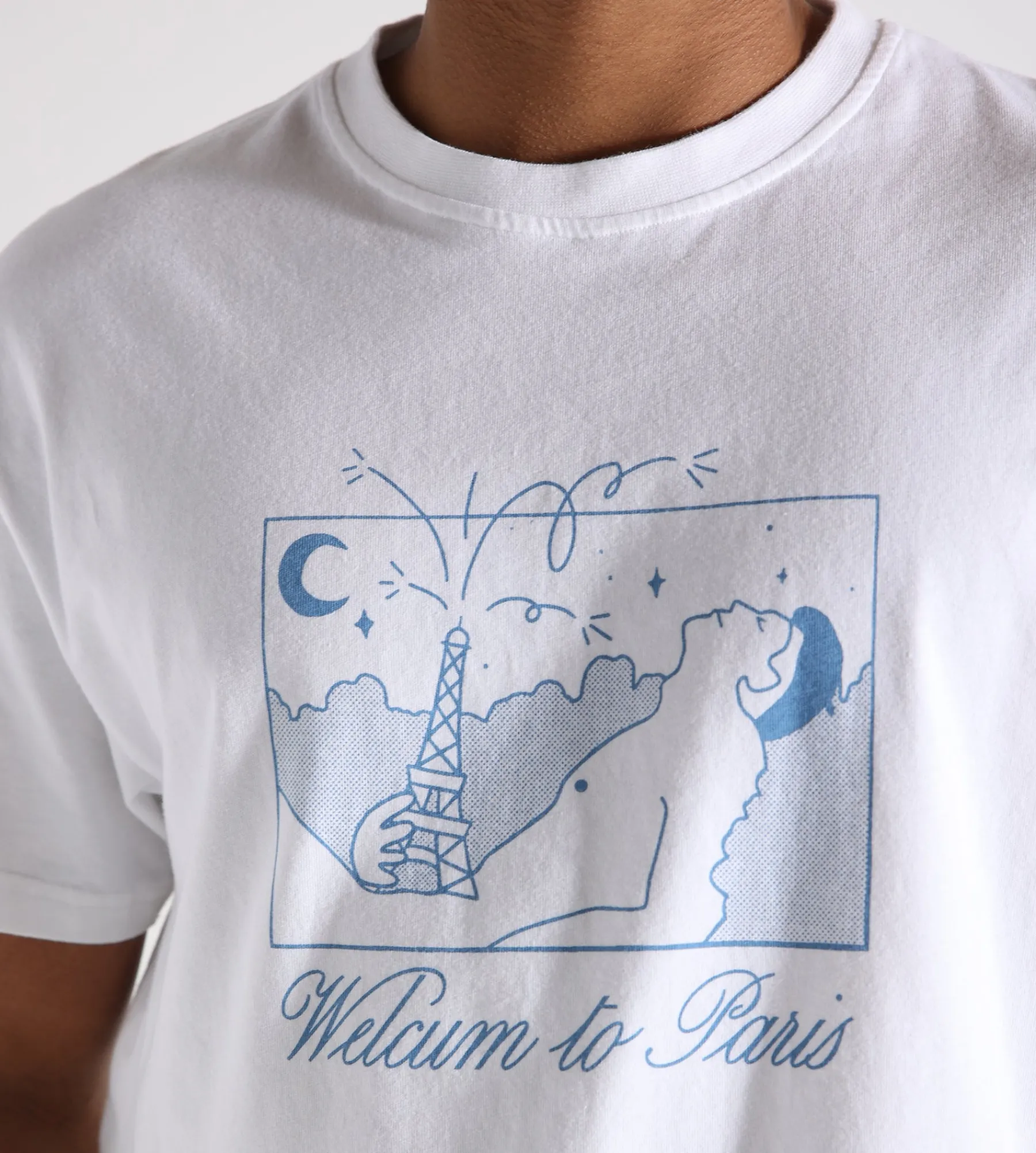 Carne Bollente Welcum to Paris T-Shirt White