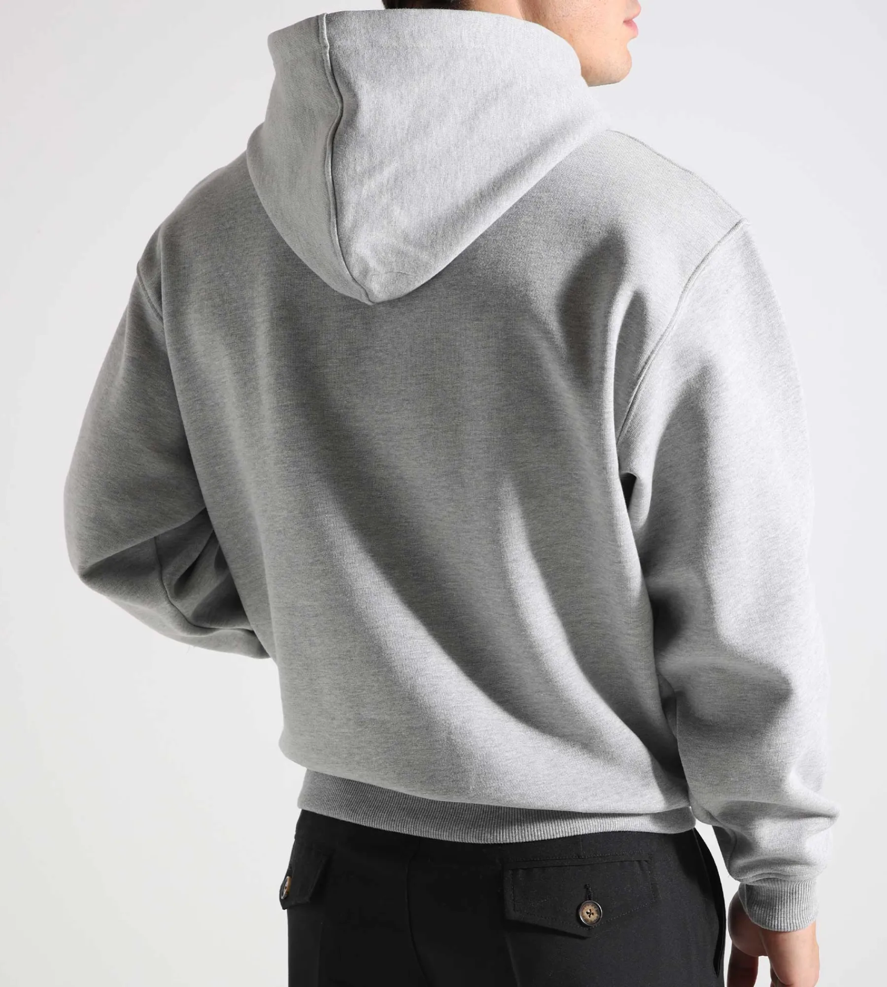 Daily Paper Chain Stitch Oversized Hoodie Grey