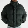 Daily Paper Renako Puffer Jacket Jet Black