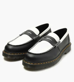 Dr. Martens Penton Black White Smooth