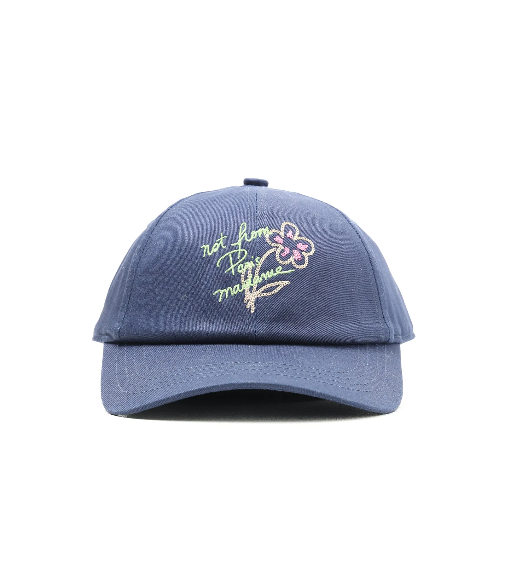 Drôle de Monsieur La Casquette Slogan Esquisse Navy