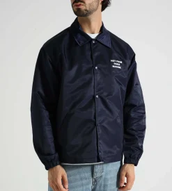 Drôle de Monsieur La Veste Slogan Navy