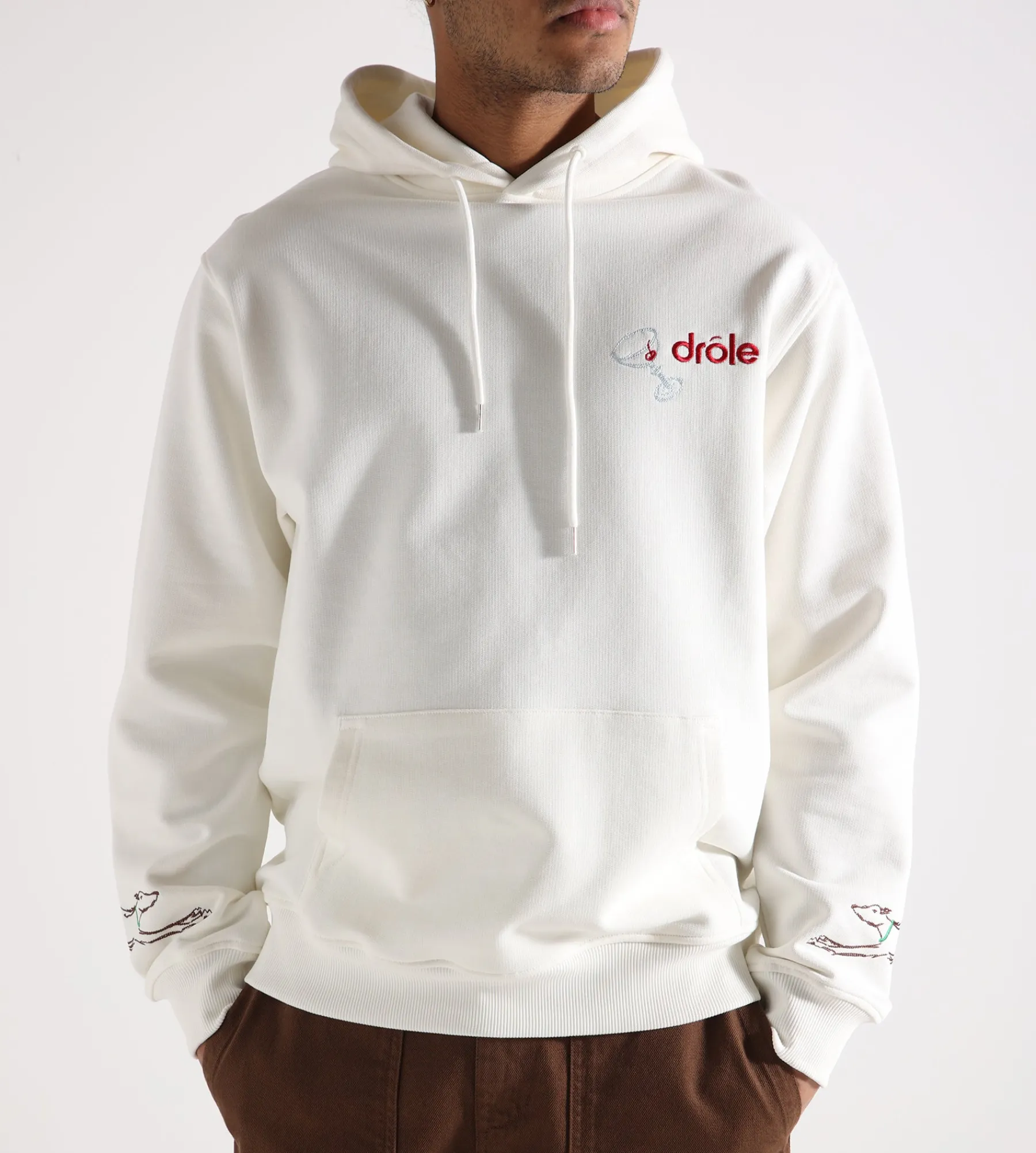 Drôle de Monsieur Le Hoodie Country Club Off White