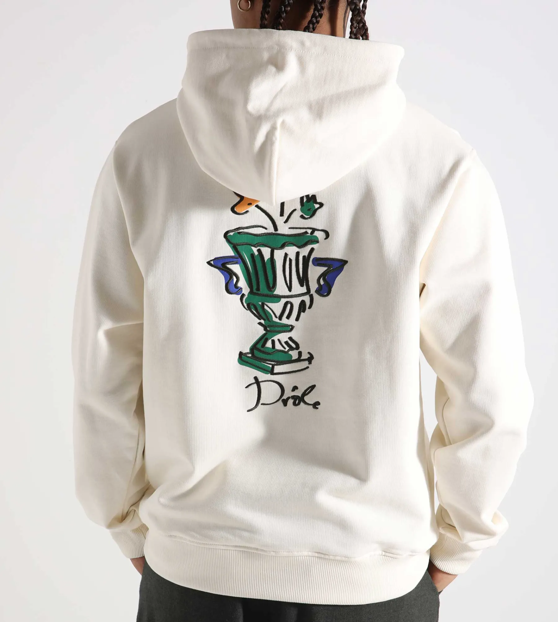 Drôle de Monsieur Le Hoodie Vase Cream
