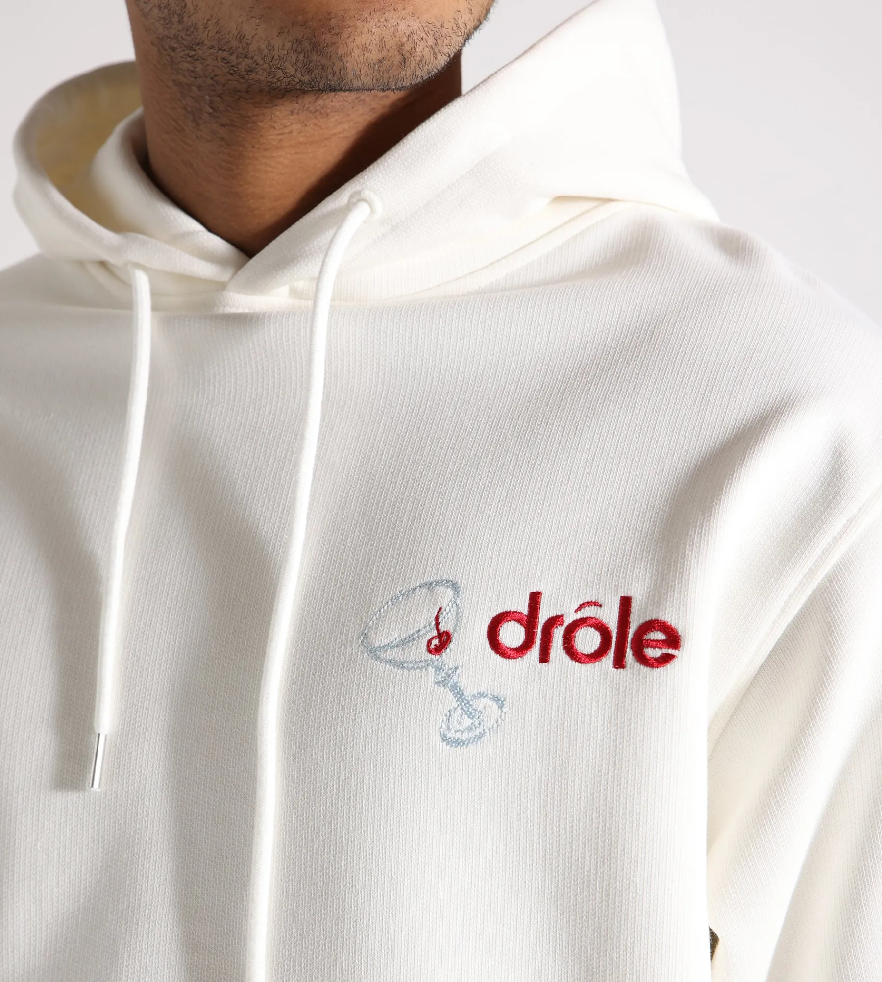 Drôle de Monsieur Le Hoodie Country Club Off White