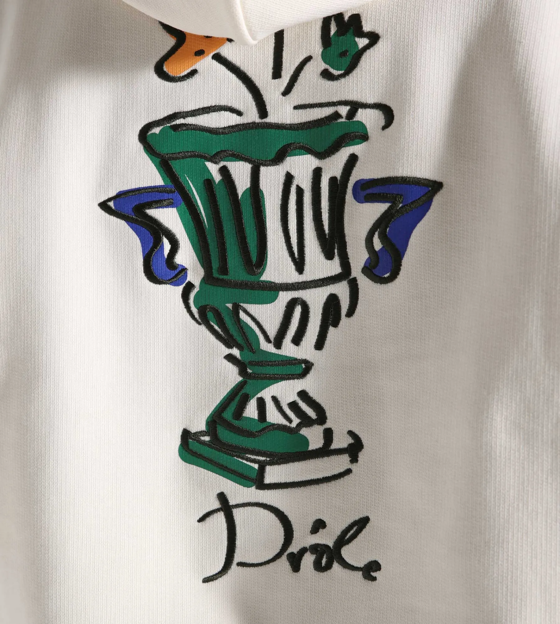 Drôle de Monsieur Le Hoodie Vase Cream