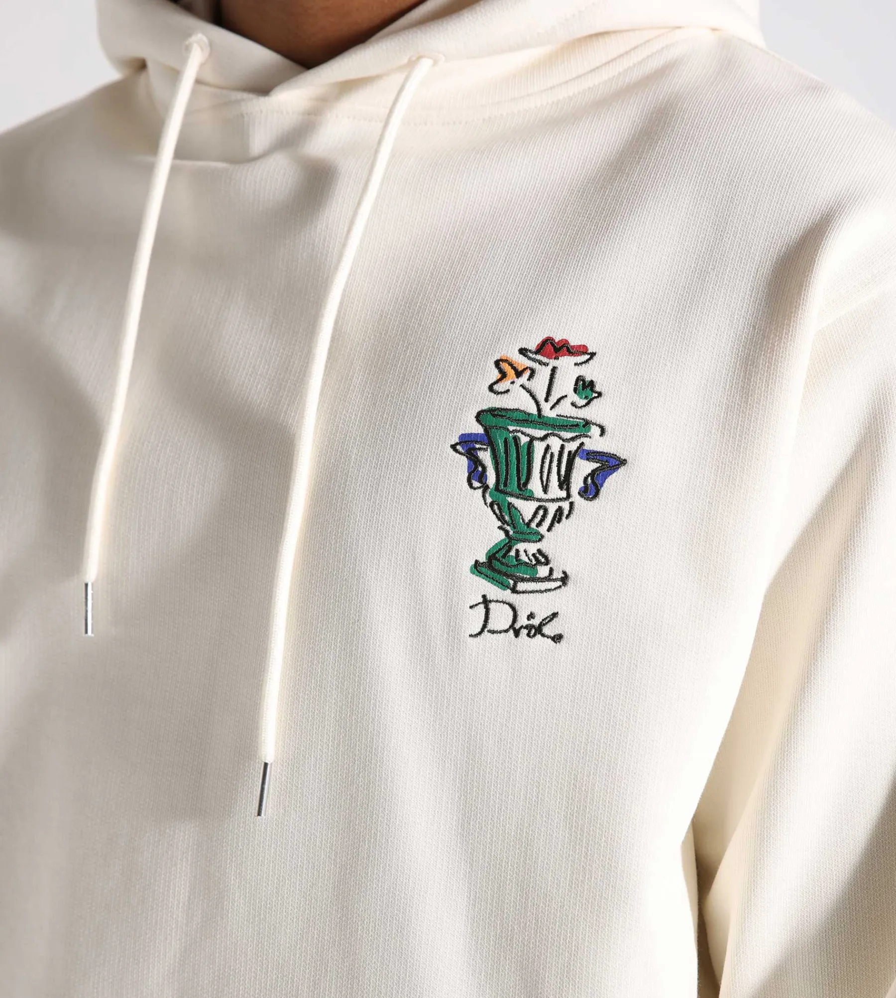 Drôle de Monsieur Le Hoodie Vase Cream