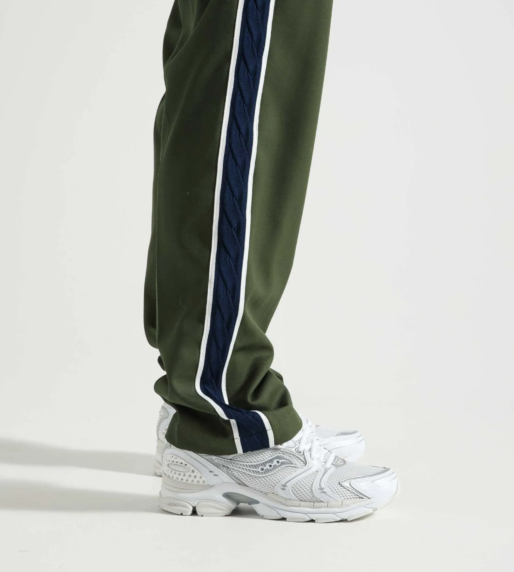 Drôle de Monsieur Le Pantalon Torsades Kaki
