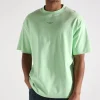 Drôle de Monsieur Le T-Shirt Slogan Classique Light Green