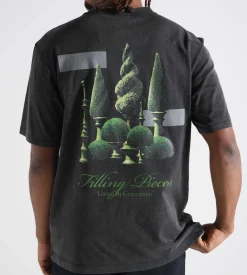 Filling Pieces T-shirt Topiary Vintage Black