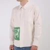 Flâneur Embroidered Turtle Shirt Ecru
