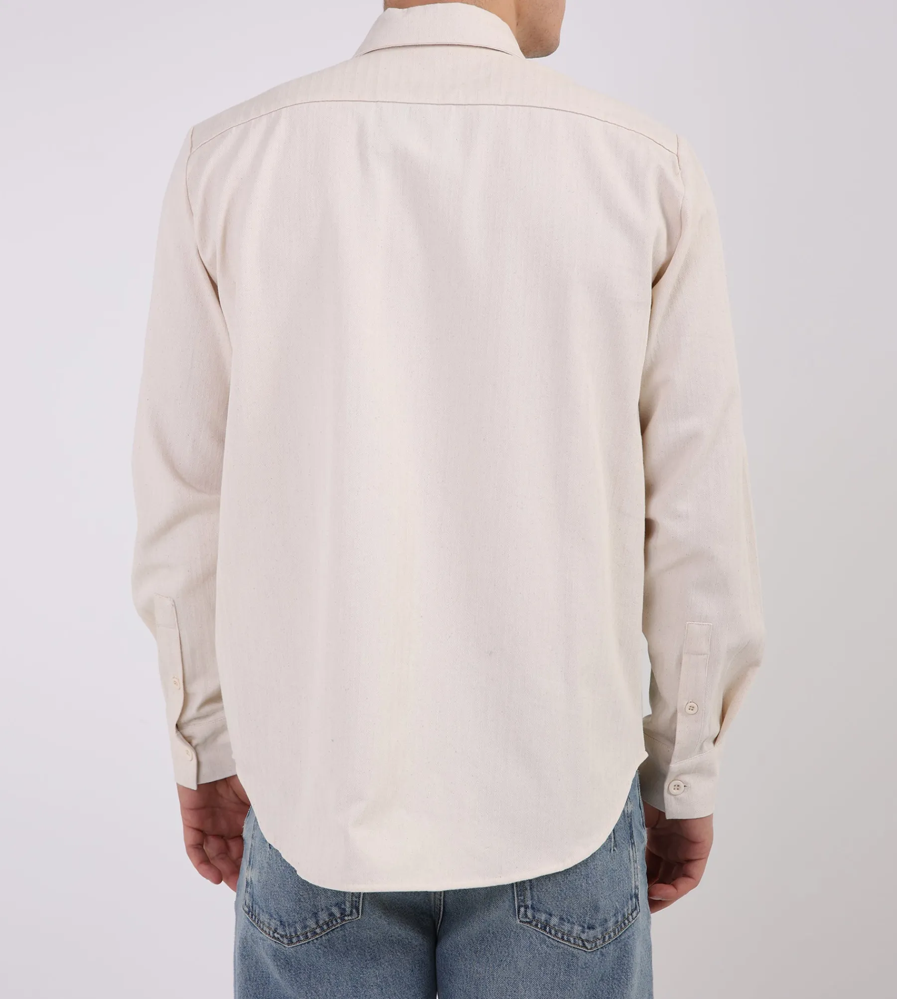 Flâneur Embroidered Turtle Shirt Ecru