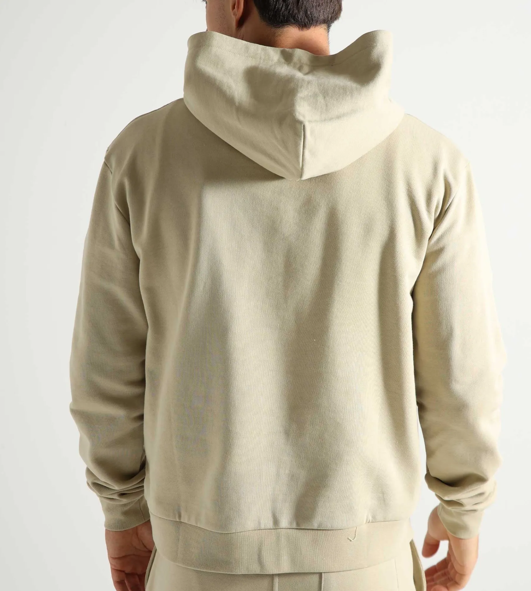 Flâneur Essential Logo Hoodie Beige
