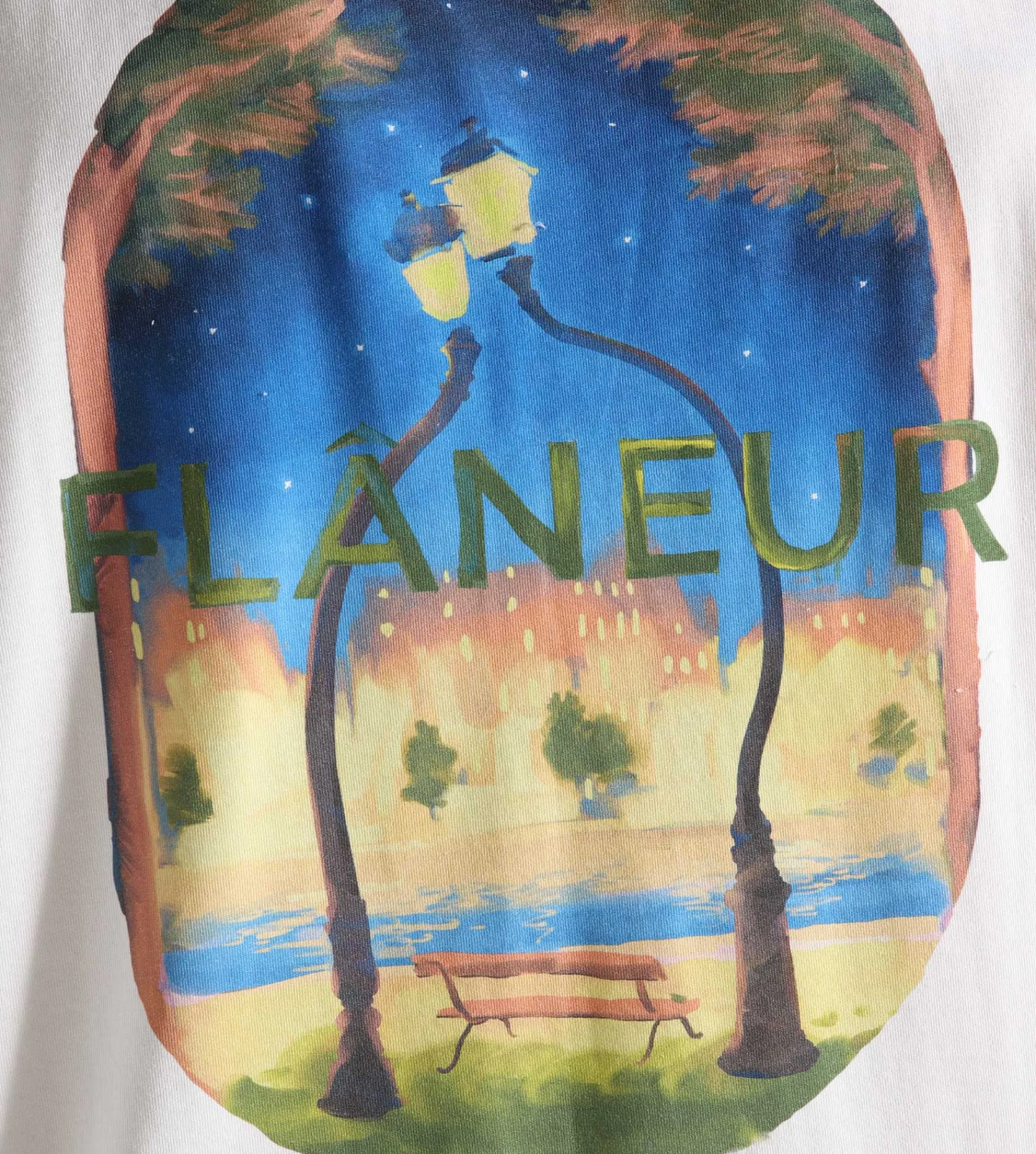 Flâneur Lanterns of Love T-Shirt White