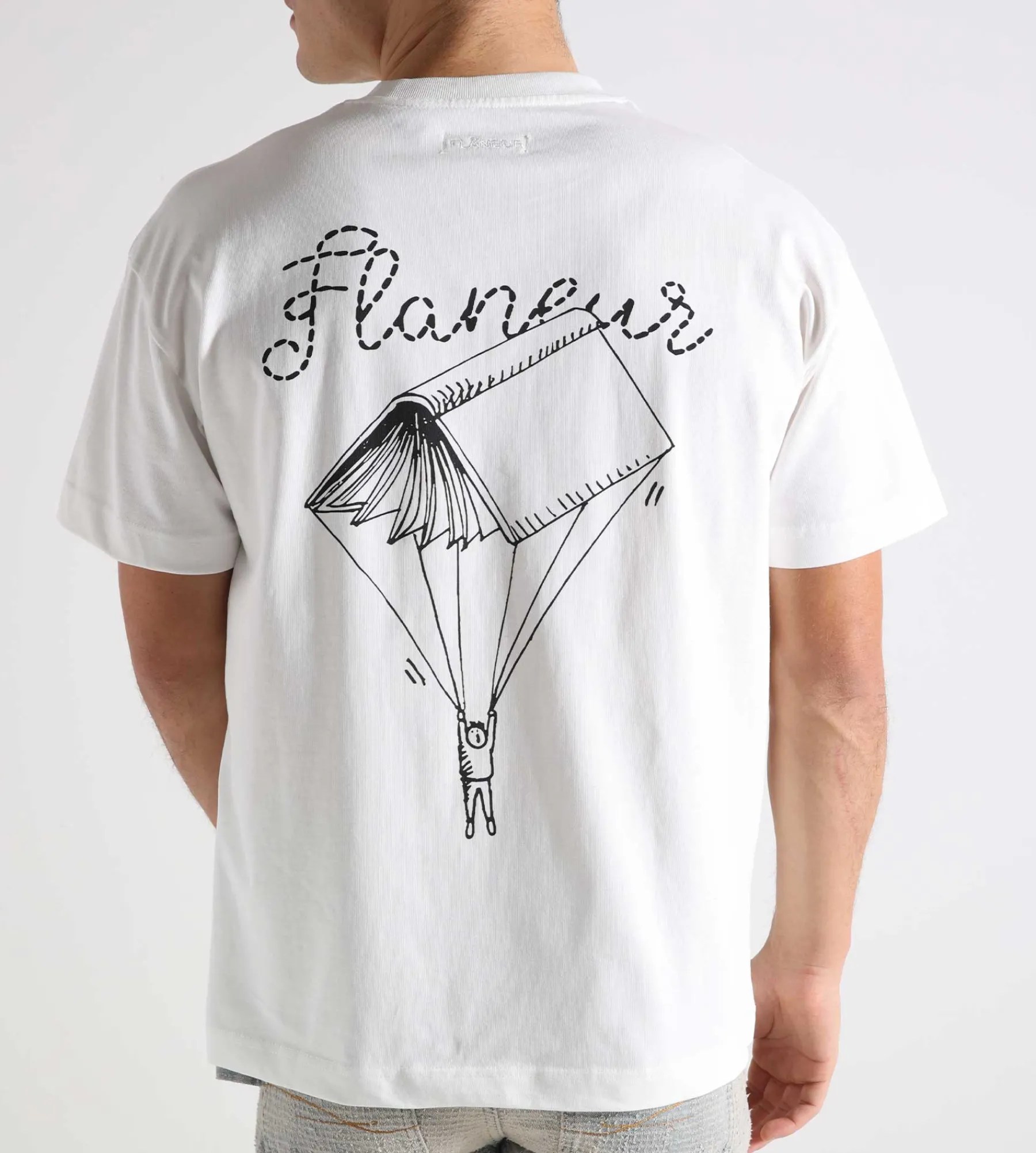 Flâneur One for the Books T-Shirt White