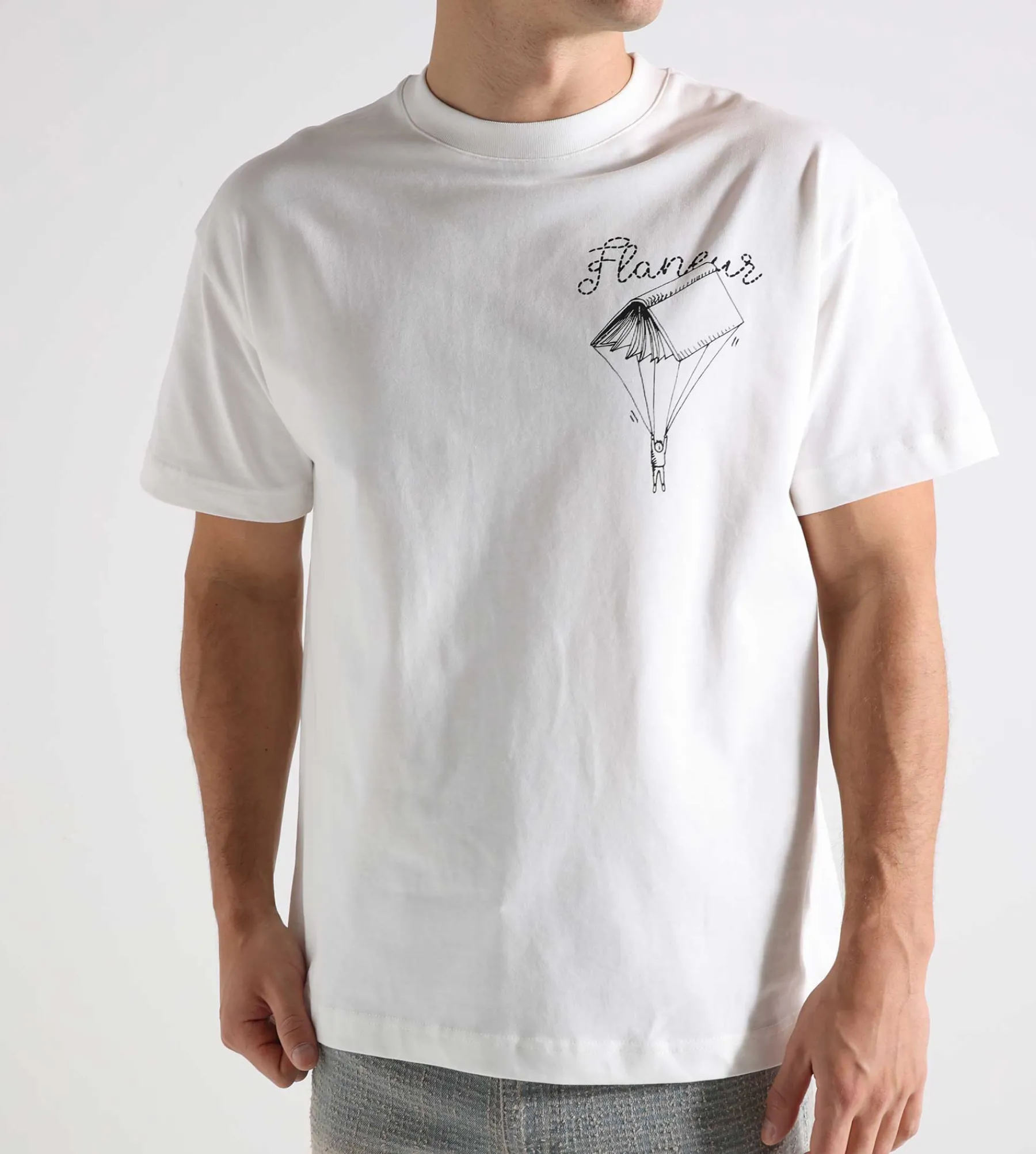 Flâneur One for the Books T-Shirt White