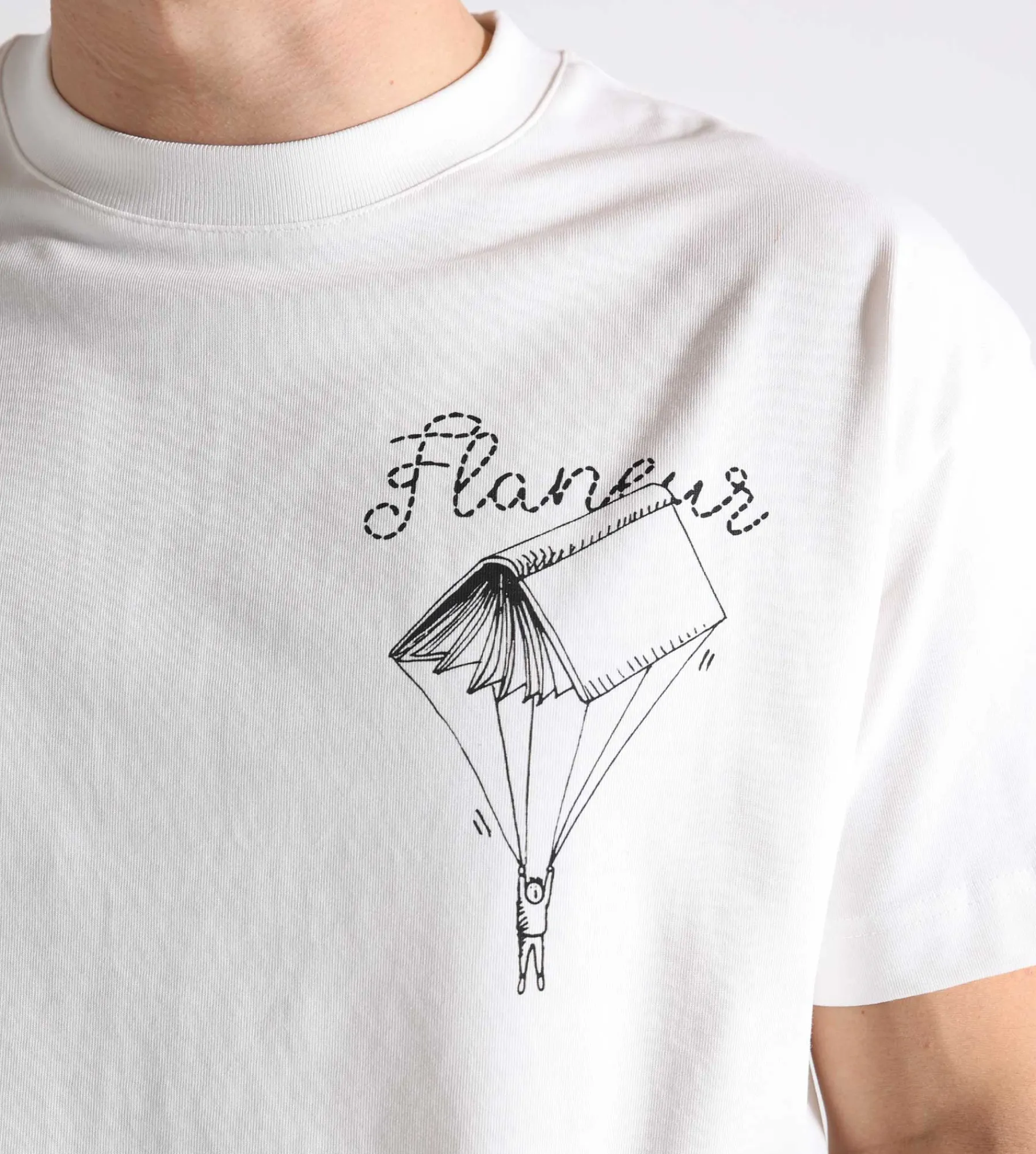 Flâneur One for the Books T-Shirt White