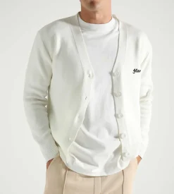 Flâneur Signature Cardigan Creme