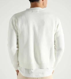 Flâneur Signature Cardigan Creme