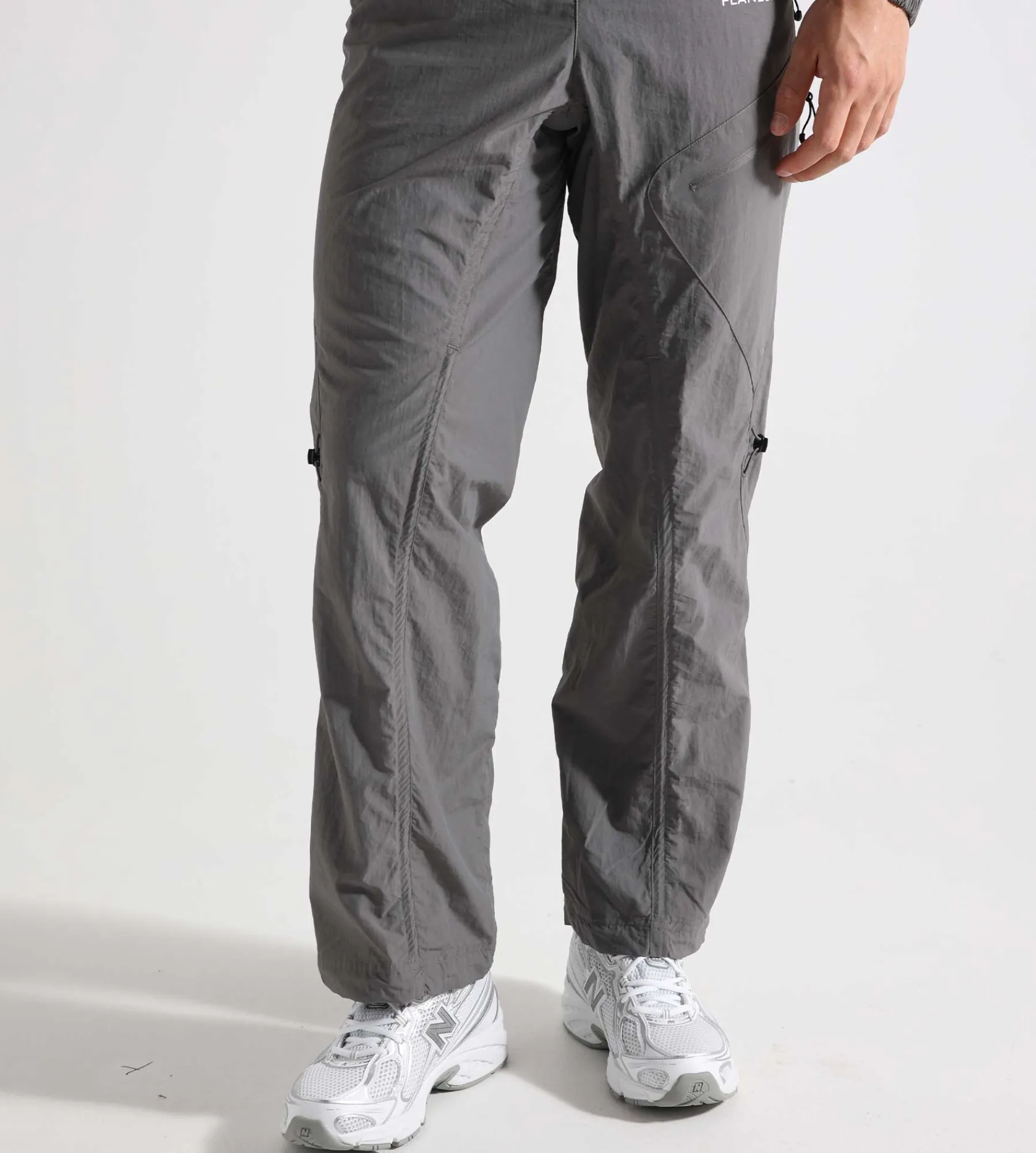Flâneur Turtle Nylon Trousers Grey
