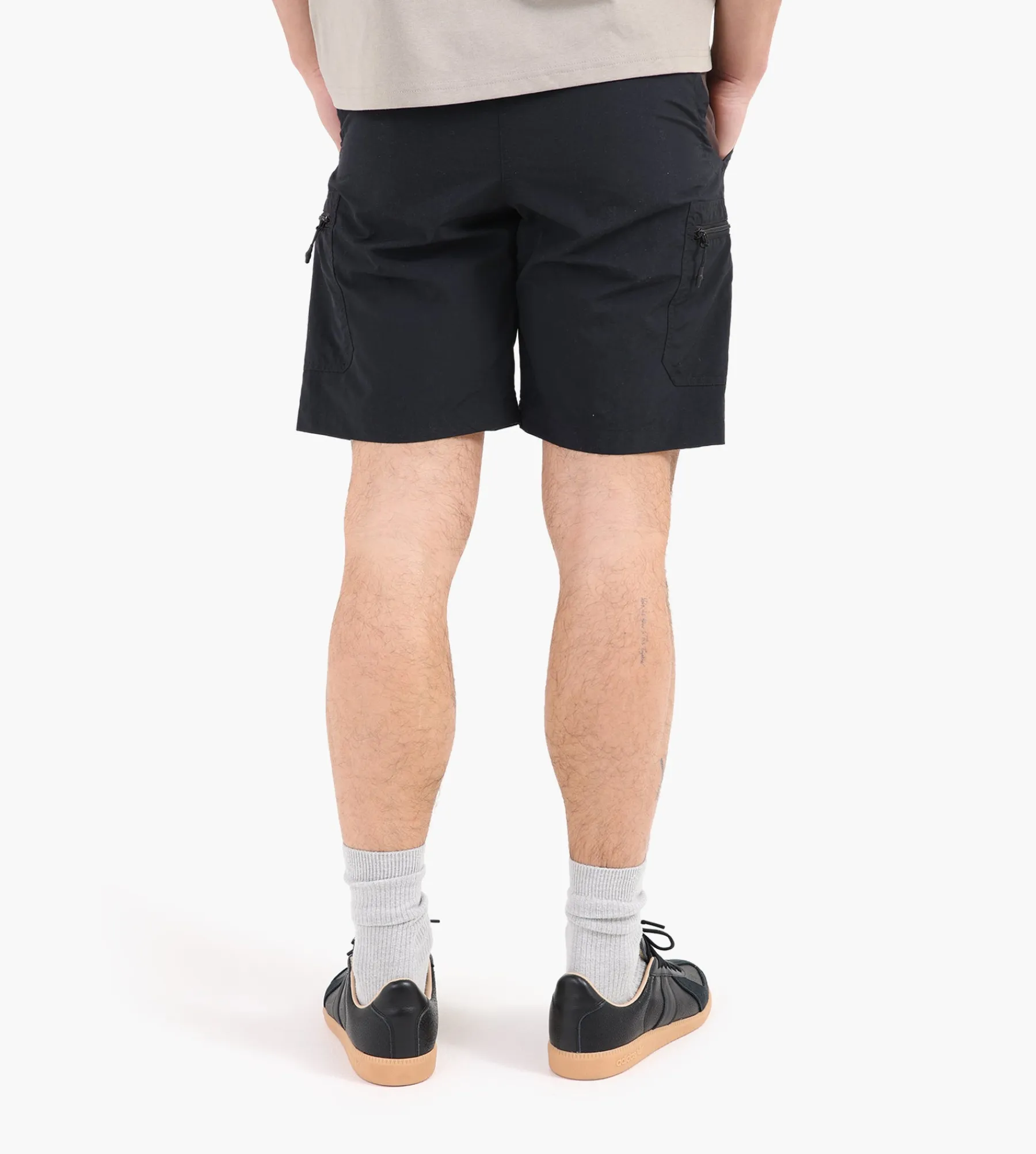 Gramicci Nylon Utility Short Black x Dark Brown