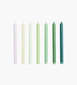HAY Gradient Candle Set of 7 Greens