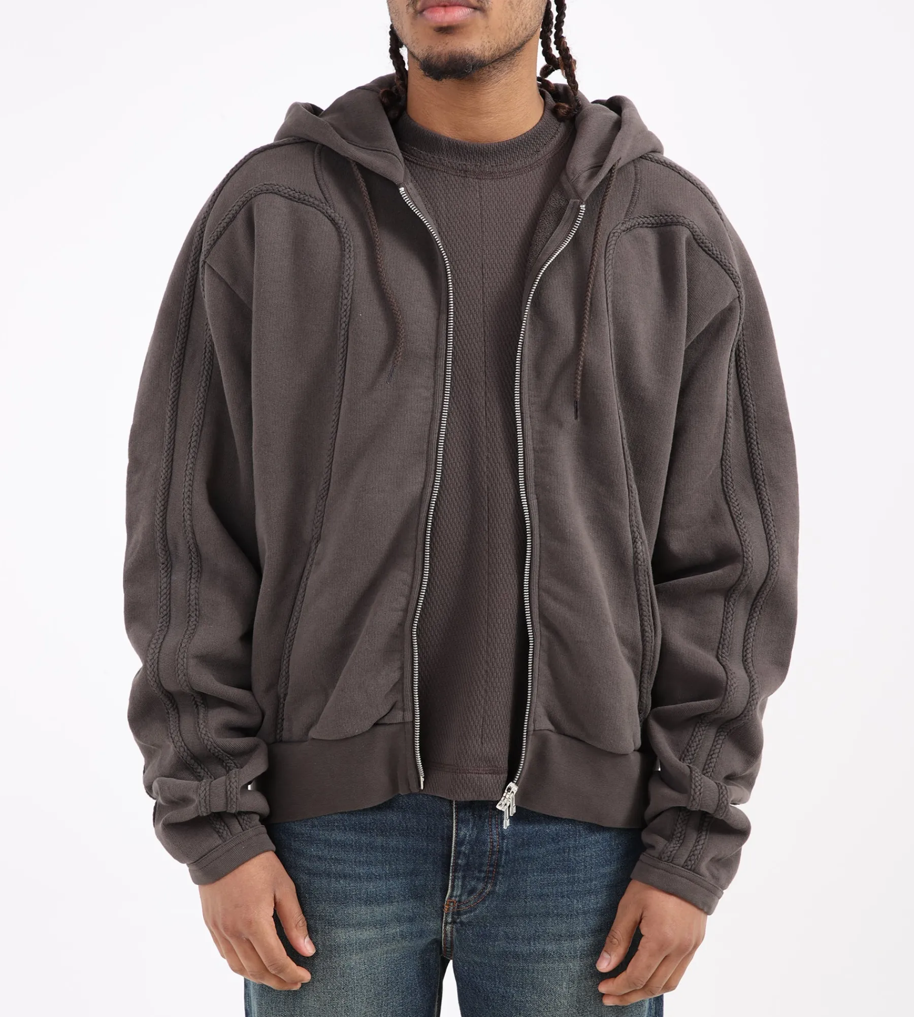 J.L-A.L Plio Hoodie Zinc