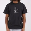 Libertine-Libertine Beat T-Shirt Corkscrew 1868 Charcoal