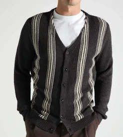 Magic Castles Frank Cardigan Charcoal Mesh