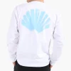 New Amsterdam Surf Association Sprayed Logo Longsleeve White