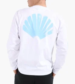 New Amsterdam Surf Association Sprayed Logo Longsleeve White