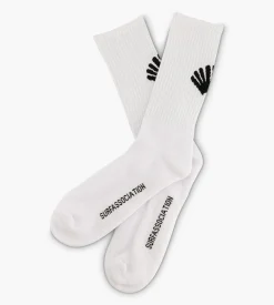 New Amsterdam Surf Association SS25 Logo Socks White
