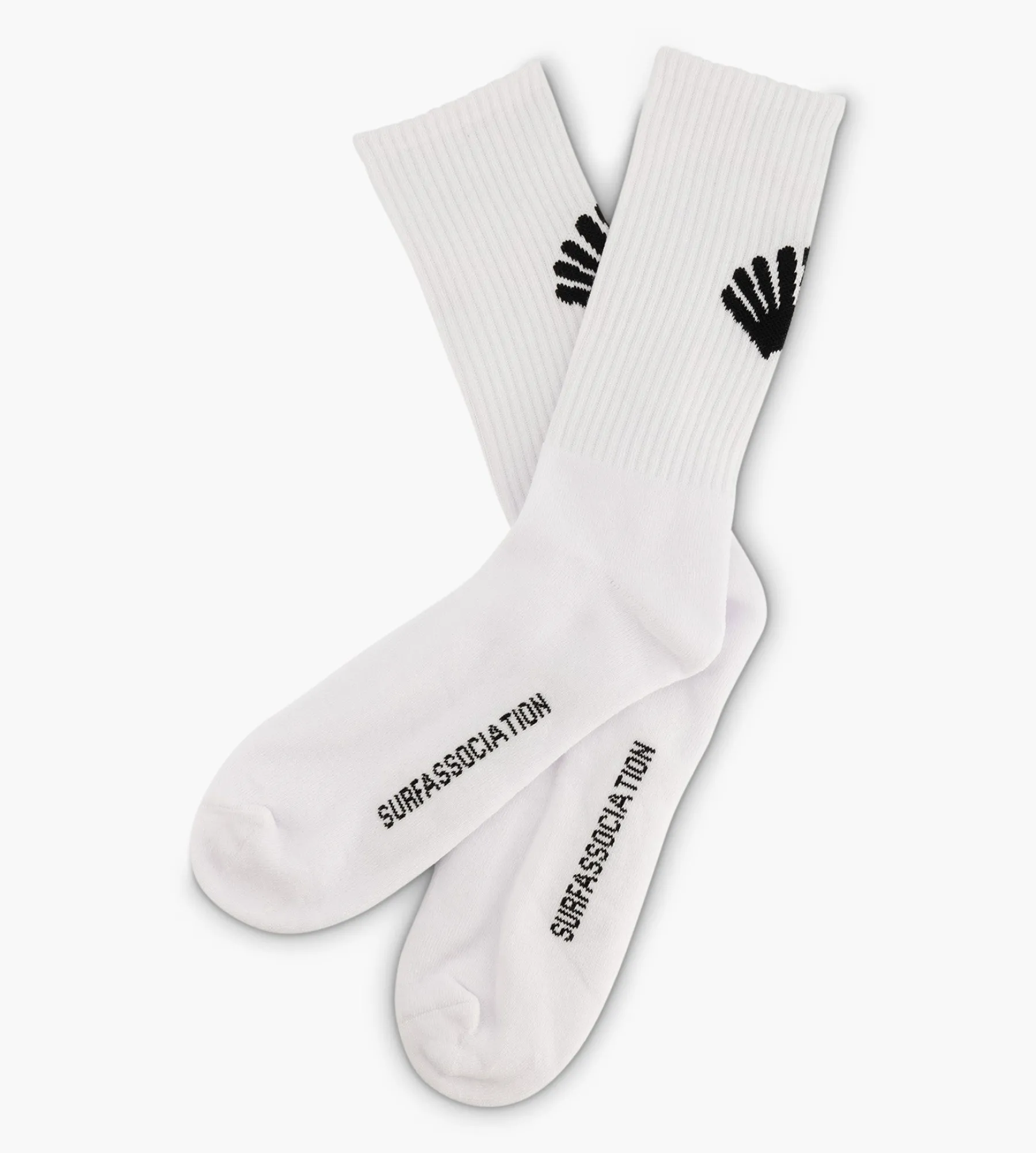 New Amsterdam Surf Association SS25 Logo Socks White