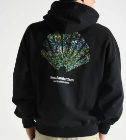New Amsterdam Surf Association Tall Grass Hoodie Black