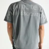 New Amsterdam Surf Association Big Logo Tee Steel Grey