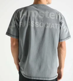New Amsterdam Surf Association Big Logo Tee Steel Grey