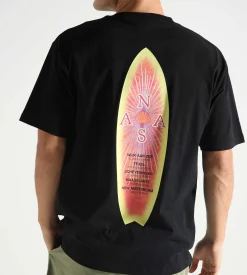 New Amsterdam Surf Association Surfboard Tee Black