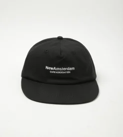 New Amsterdam Surf Association Name Cap Black Denim