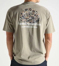 New Amsterdam Surf Association Seal Logo Tee Seneca Rock