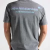 New Amsterdam Surf Association Logo Tee Grey