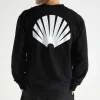 New Amsterdam Surf Association Logo Longsleeve Black White