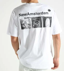 New Amsterdam Surf Association Photo Print Tee White