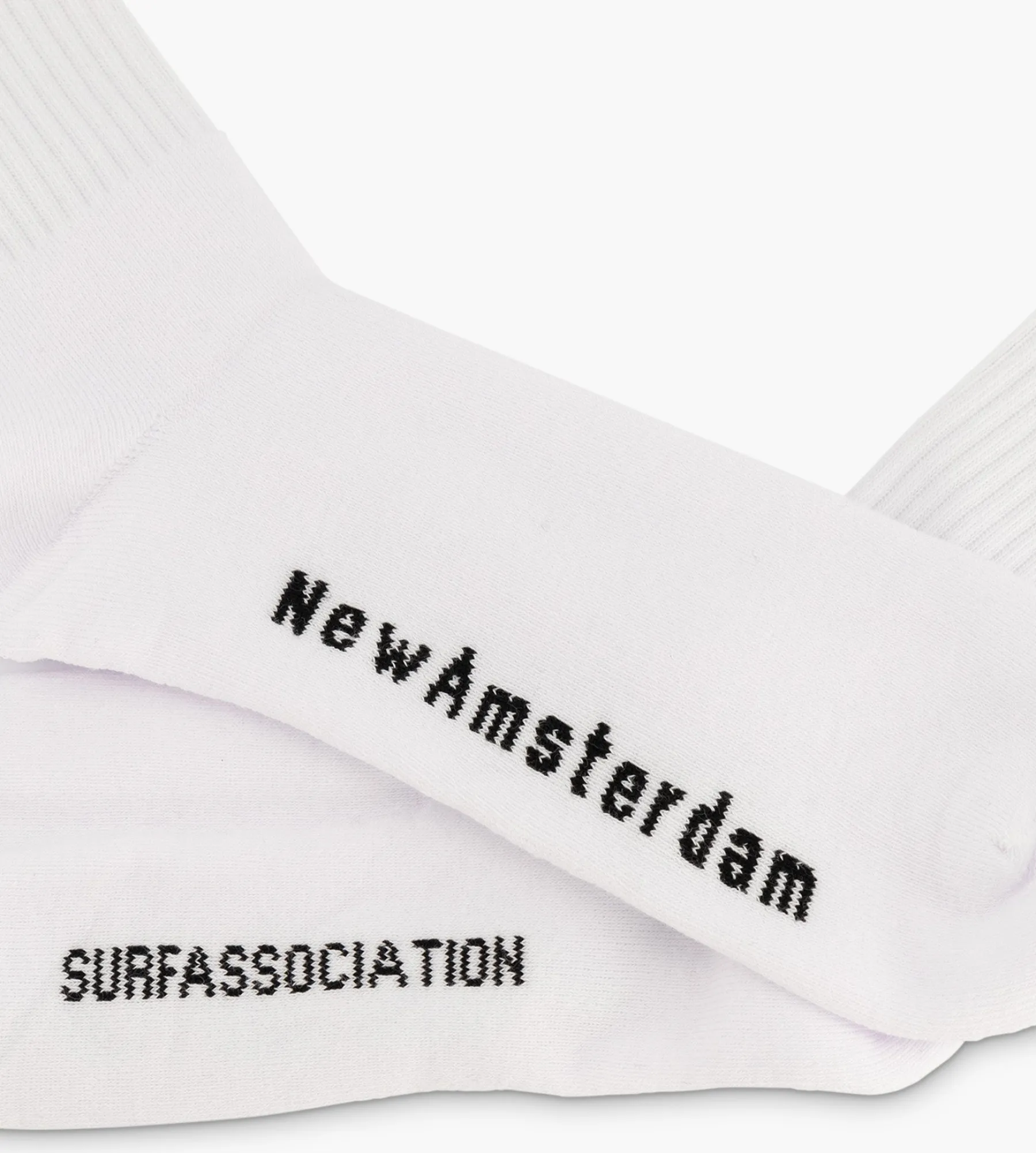 New Amsterdam Surf Association SS25 Logo Socks White