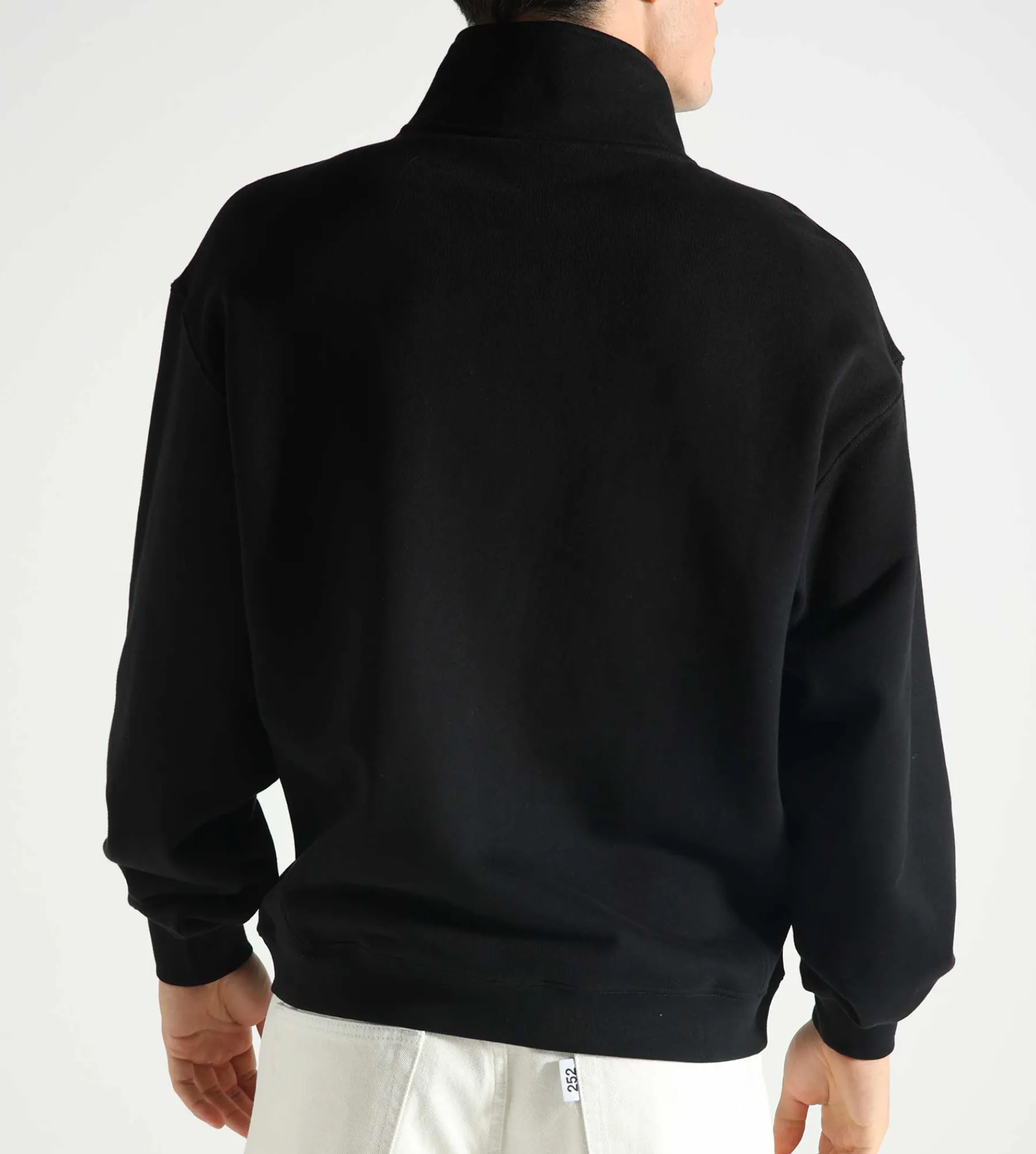 New Amsterdam Surf Association Logo Half Zip Black